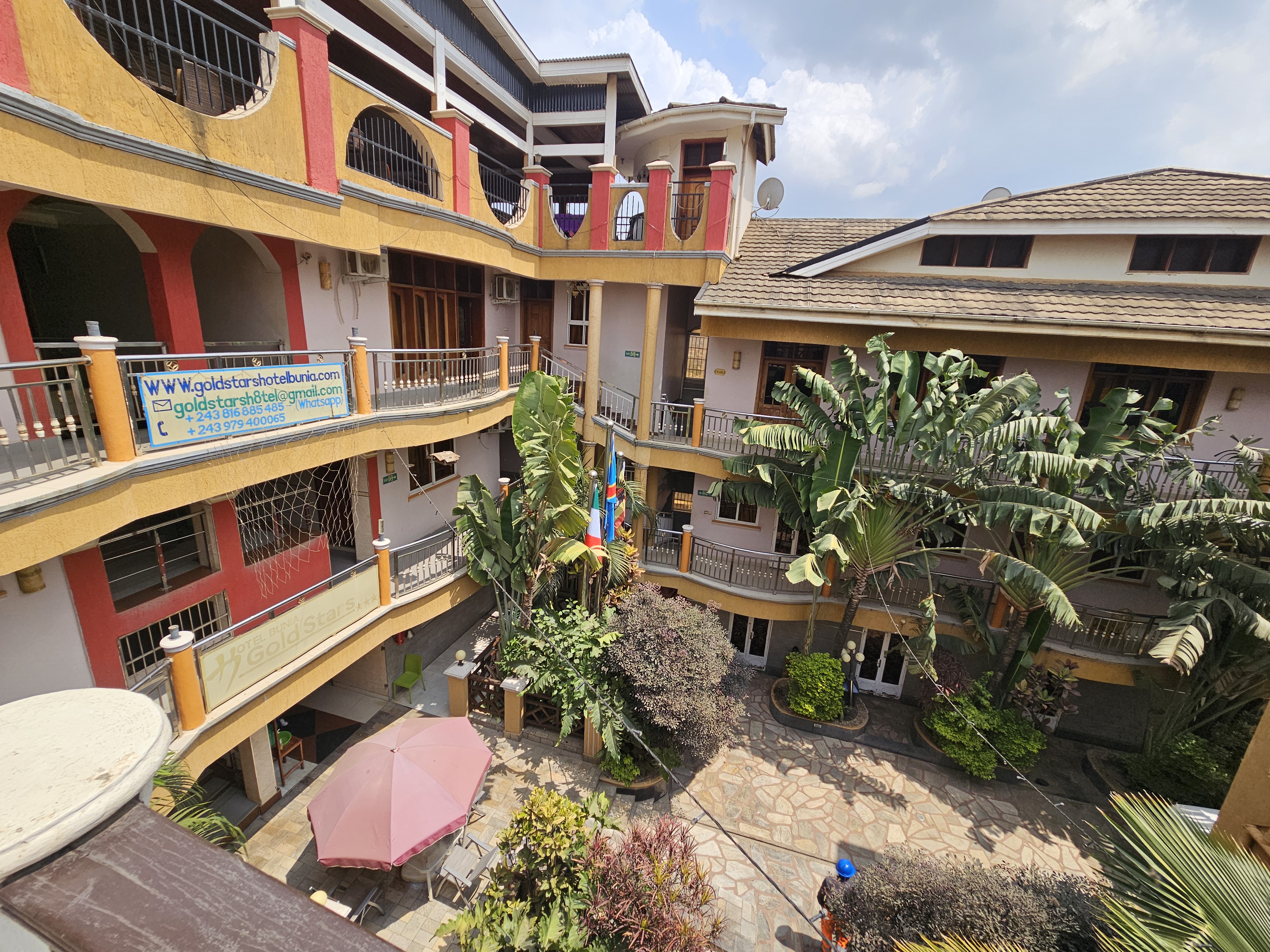 Vue d'ensemble de l'hôtel Gold Stars Bunia